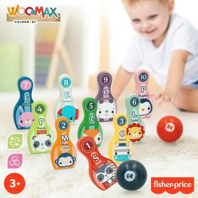 Jeu de Quilles Fisher Price animaux (6 Unités)