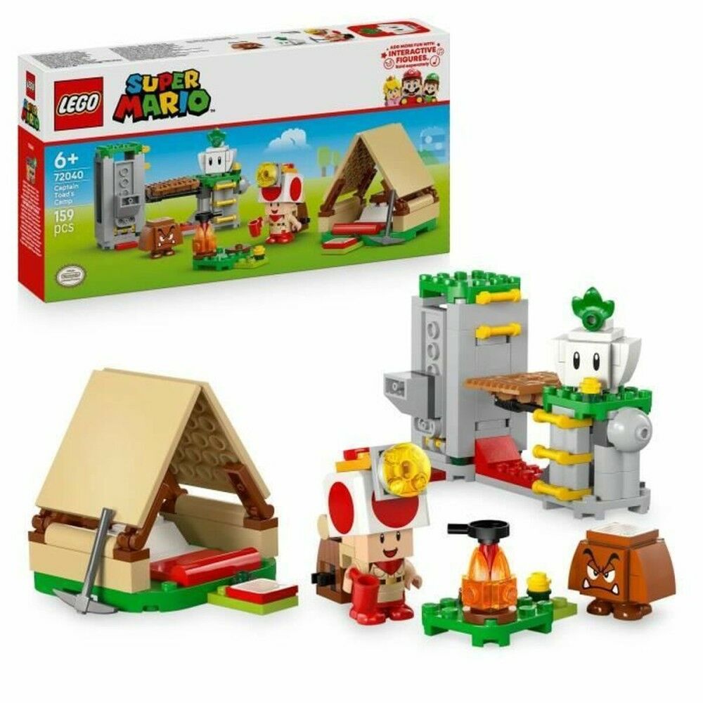 Set de construction Lego 72040 Super Mario Captain Toad's Camp 159 Pièces Set de construction Lego 72040 Super Mario Captain Toad's Camp 159 Pièces