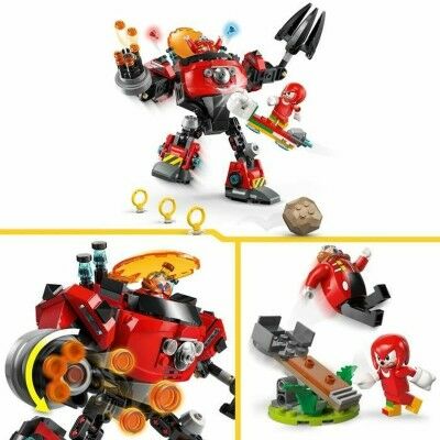 Set de construction Lego 77005 Sonic Knuckles VS Dr. Eggman Egg Crusher Mech 350 Pièces Set de construction Lego 77005 Sonic Knuckles VS Dr. Eggman Egg Crusher Mech 350 Pièces