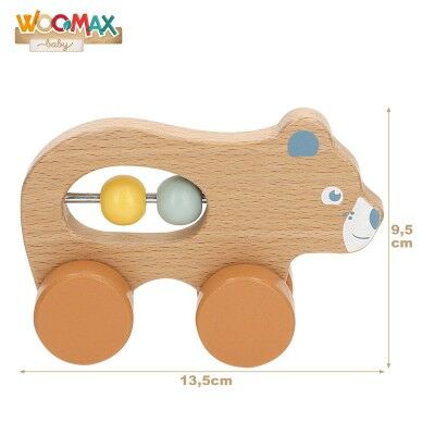 Kit de hochets Woomax 13,5 X 9,5 X 4,5 CM (4 Unités)