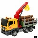 Camion avec grue Speed & Go 26 x 13 x 10 cm (6 Unités)