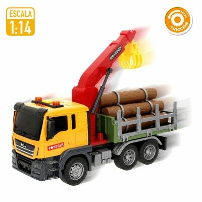 Camion avec grue Speed & Go 26 x 13 x 10 cm (6 Unités)