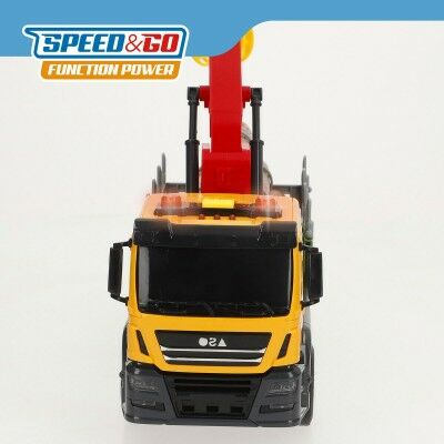 Camion avec grue Speed & Go 26 x 13 x 10 cm (6 Unités)