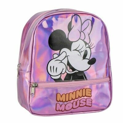 Sac à dos Casual Minnie Mouse Rose 23 x 23 x 8 cm