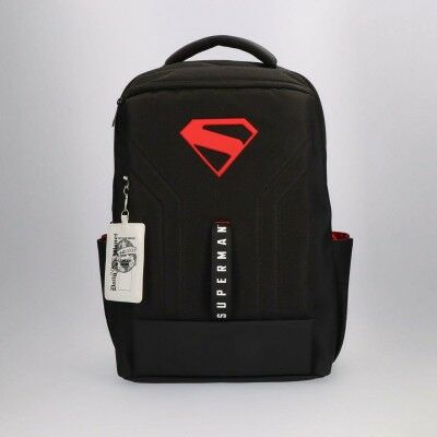 Sac à dos Casual Superman Noir Moderne 31 x 44 x 14 cm