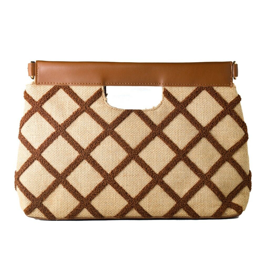 Sac-à-main Femme Laura Ashley VALETTA-QUILTED-TAN Marron 30 x 20 x 9 cm Sac-à-main Femme Laura Ashley VALETTA-QUILTED-TAN Marron 30 x 20 x 9 cm