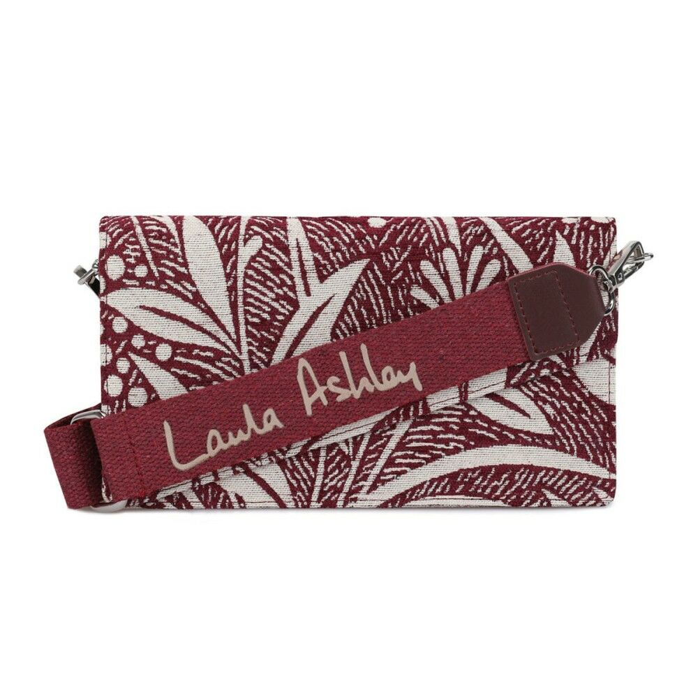 Sac-à-main Femme Laura Ashley CRESTON-FLOWER-CLARET-RED Gris 24 x 13 x 3 cm Sac-à-main Femme Laura Ashley CRESTON-FLOWER-CLARET-RED Gris 24 x 13 x 3 cm