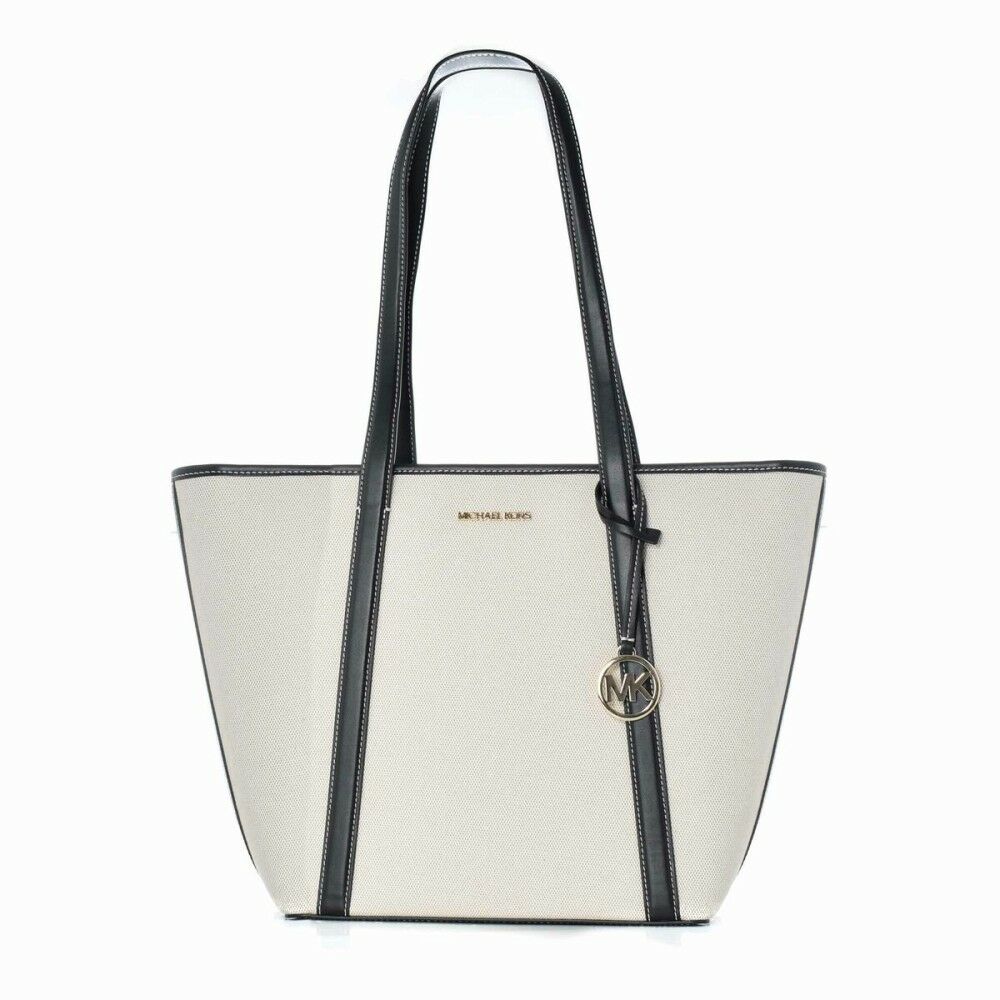 Sac-à-main Femme Michael Kors PRATT Blanc 29 x 28 x 12 cm Sac-à-main Femme Michael Kors PRATT Blanc 29 x 28 x 12 cm