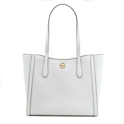 Sac à main Michael Kors Leida Blanc 34 x 29 x 12 cm