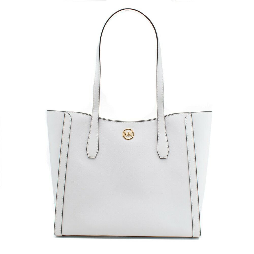 Sac à main Michael Kors Leida Blanc 34 x 29 x 12 cm Sac à main Michael Kors Leida Blanc 34 x 29 x 12 cm