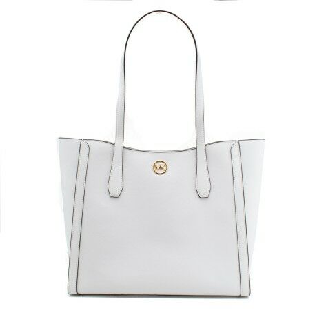 Sac à main Michael Kors Leida Blanc 34 x 29 x 12 cm