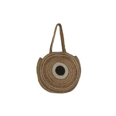 Sac-à-main Femme DKD Home Decor Marron Crème 36 x 11 x 36 cm (2 Unités) Sac-à-main Femme DKD Home Decor Marron Crème 36 x 11 x 36 cm (2 Unités)
