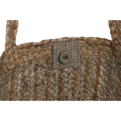 Sac-à-main Femme DKD Home Decor Marron Crème 50 x 23 x 33 cm (2 Unités) Sac-à-main Femme DKD Home Decor Marron Crème 50 x 23 x 33 cm (2 Unités)