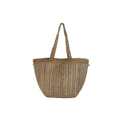 Sac-à-main Femme DKD Home Decor Marron Crème 50 x 23 x 33 cm (2 Unités) Sac-à-main Femme DKD Home Decor Marron Crème 50 x 23 x 33 cm (2 Unités)