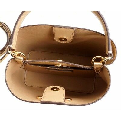 Sac à Bandoulière Michael Kors PRATT Doré 20 x 17 x 10 cm