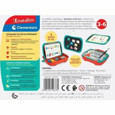 Jeu Éducation Enfant Clementoni Case Figures Shapes (FR)