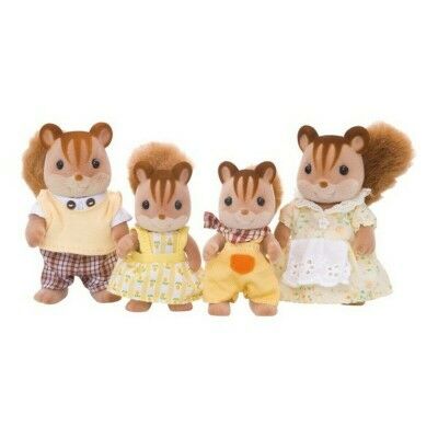 Ensemble de poupées   Sylvanian Families 4172 Family Ecureuil Roux