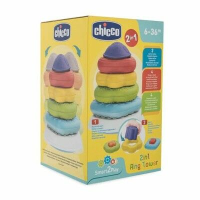 Blocs Empilables Chicco Pyramid Bagues