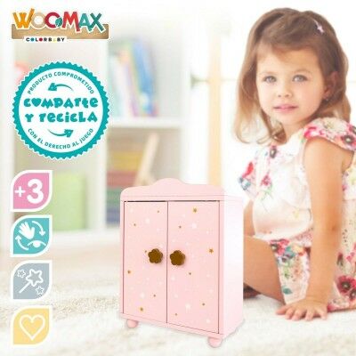 Armoire Woomax Poupées Rose