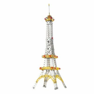 Set de construction Colorbaby Tour Eiffel 447 Pièces (4 Unités)