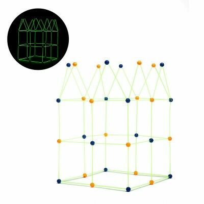 Kit de Construction de Fort pour Enfants Builkitt InnovaGoods 155 Pièces