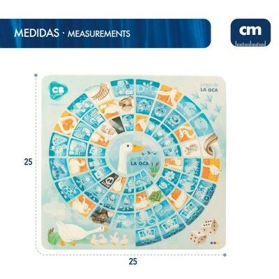 Jeu de petit chevaux et de l'oie CB Games 25 x 1 x 25 cm (25 Pièces) (6 Unités)