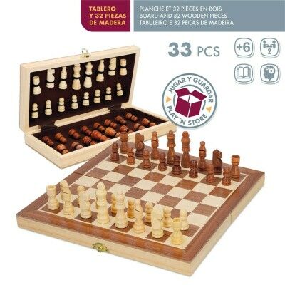Jeu d'Échecs CB Games Bois (6 Unités)