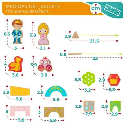 Set de construction Woomax 32 Pièces (6 Unités)