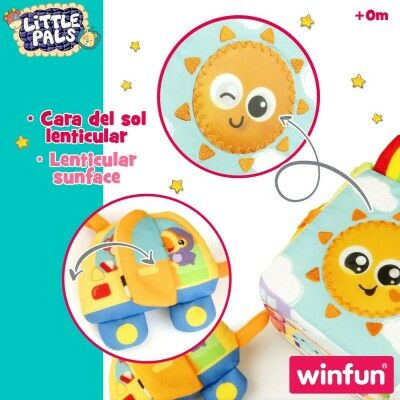 Carrousel pour Berceau Winfun Tissu Plastique 11,5 x 11,5 x 11,5 cm (6 Unités)