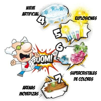 Jeu scientifique Lisciani Giochi El gran laboratorio del científico loco ES (4 Unités)