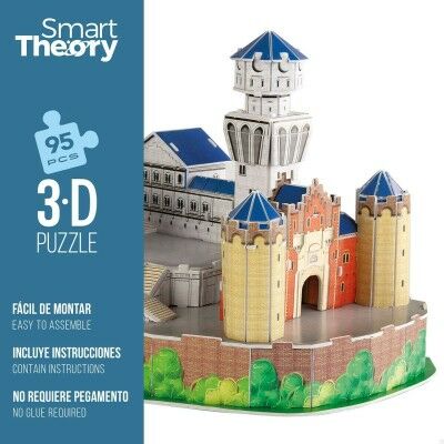 Puzzle 3D Colorbaby New Swan Castle 95 Pièces 43,5 x 33 x 18,5 cm (6 Unités)