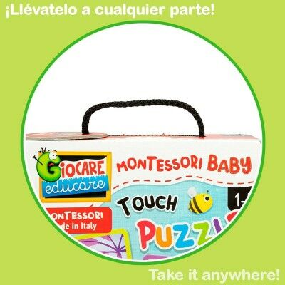 Puzzle Enfant Lisciani Giochi 16 x 0,1 x 16 cm Tactile 24 Pièces 4 Pièces (6 Unités)
