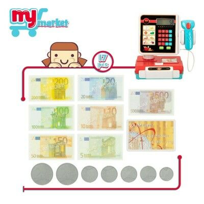 Caisse enregistreuse Jouet Colorbaby My Home 17 Pièces 18 x 19 x 11 cm 6 Unités