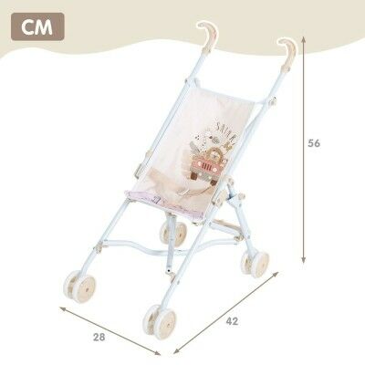 Chaise pour poupées Colorbaby Safari 27 x 56 x 53 cm Pliable 12 Unités
