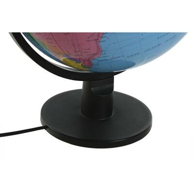 Globe terrestre Home ESPRIT Bleu Noir PVC 33 x 32 x 41 cm