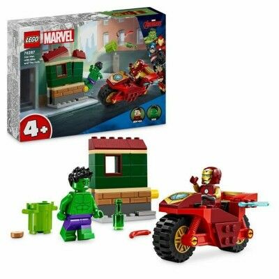 Figurine Décorative Marvel Iron Man & Hulk Lego 76287