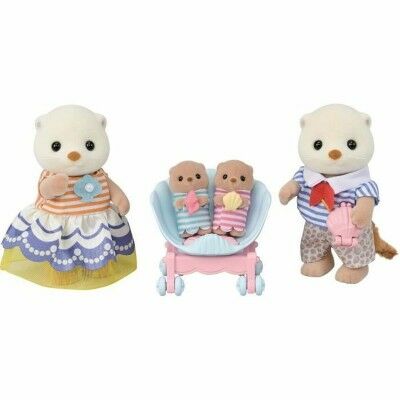 Personnage articulé Sylvanian Families La familia de las nutrias marinas animaux