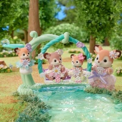 Personnage articulé Sylvanian Families Ciervo bebé y columpio animaux