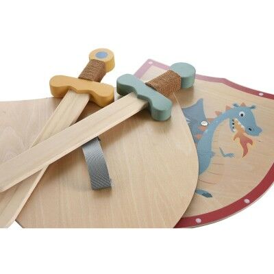 Epée Jouet Home ESPRIT 28 x 0,5 x 33,5 cm (2 Unités)