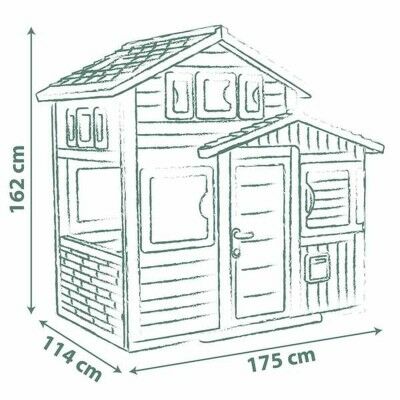 Maison de jeux pour enfants Smoby Evo Friends 162 x 164 cm