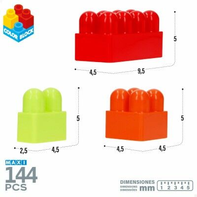 Blocs de construction Color Block 144 Pièces