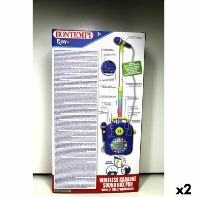 Enceinte avec Microphone Karaoké Bontempi 2 Unités