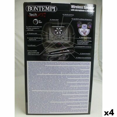 Enceinte avec Microphone Karaoké Bontempi 4 Unités