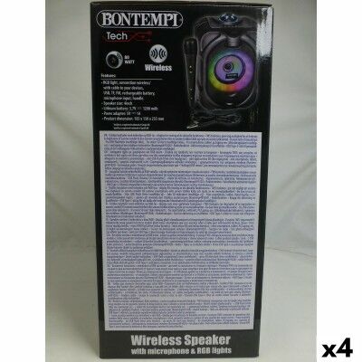 Enceinte avec Microphone Karaoké Bontempi 4 Unités