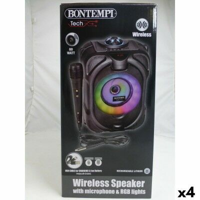 Enceinte avec Microphone Karaoké Bontempi 4 Unités