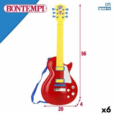 Guitare pour Enfant Bontempi 20 x 56 x 4 cm (6 Unités)