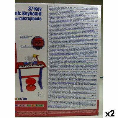 Clavier 37 Touches Bontempi 43 x 56 x 23 cm (2 Unités)