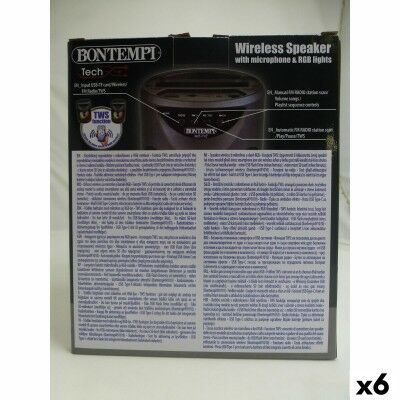 Enceinte avec Microphone Karaoké Bontempi 6 Unités