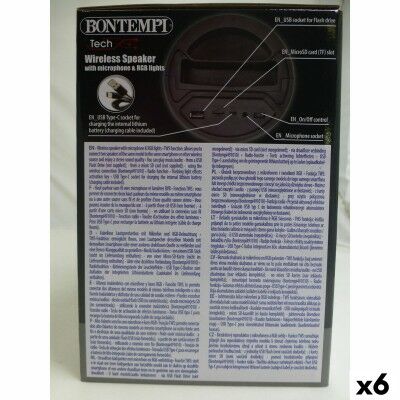 Enceinte avec Microphone Karaoké Bontempi 6 Unités