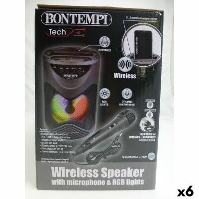 Enceinte avec Microphone Karaoké Bontempi 6 Unités
